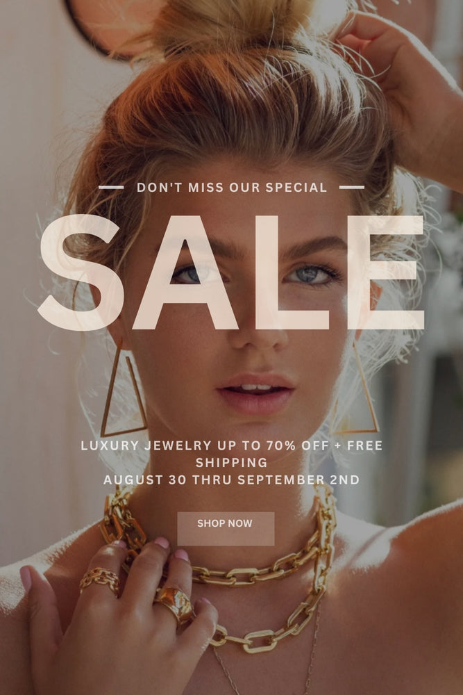 End of Summer Super Sale: Up to 70% off + Free Shipping on Luxury Jewelry