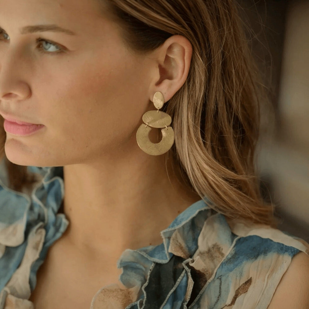 Gold Hoops - Sage Accessories