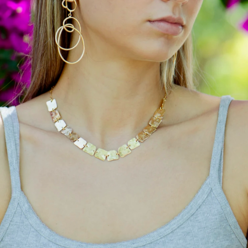 gold and jewel chain neckless from Sage Accessories