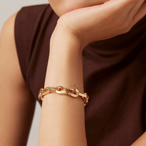 Gold Link Bracelet