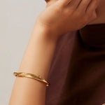 Gold Bangle Bracelet