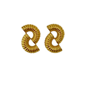 Gold Waterproof Statement Earrings