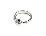 Silver Spherical Ring