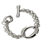 Silver Rolo Link Bracelet