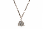 Sterling Silver Plated Necklace With Vol Medallion