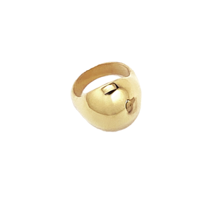 
            
                Load image into Gallery viewer, Gold Dome Ring
            
        