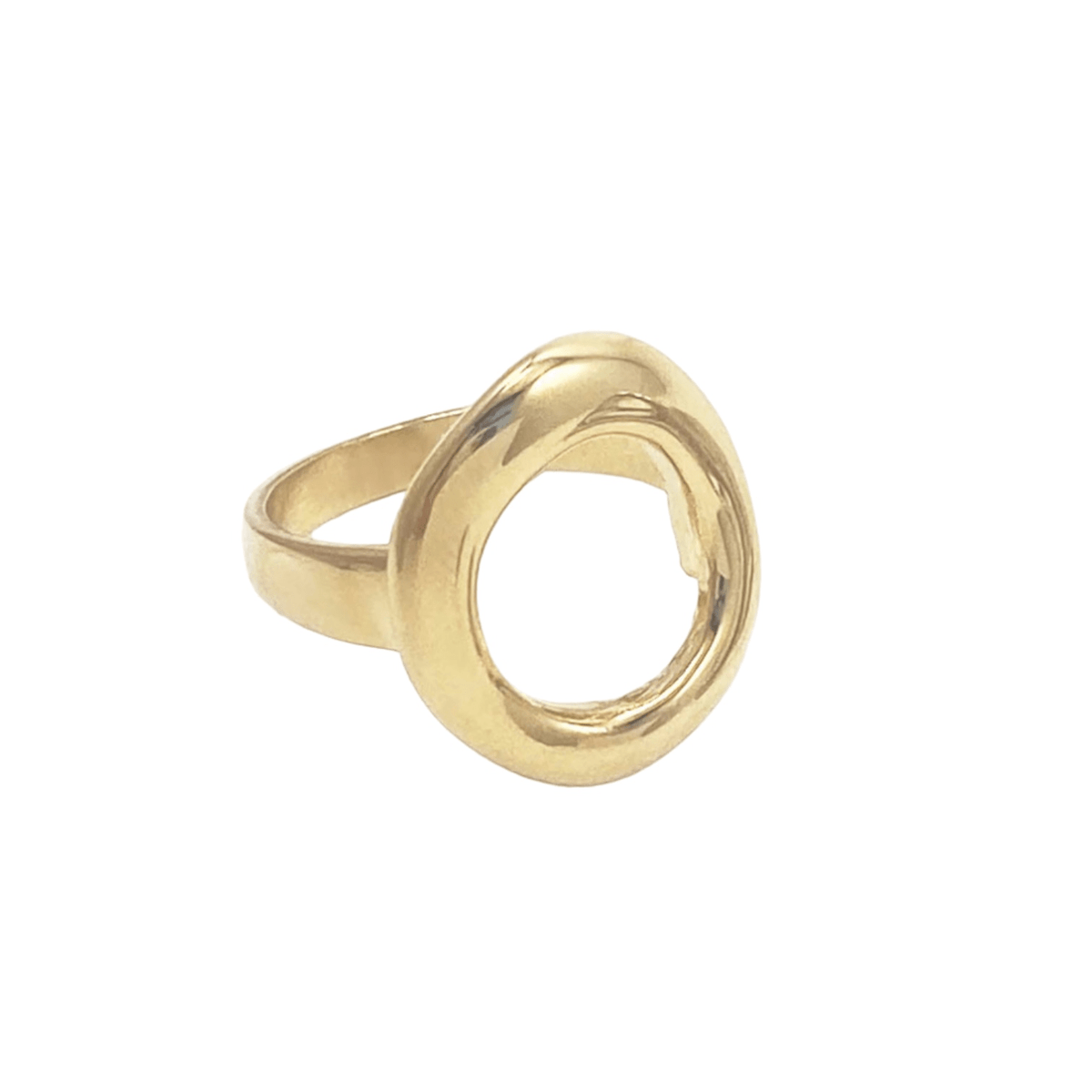 Gold Circular Ring | Sage Accessories