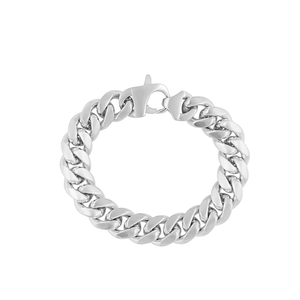 Chunky Silver Link Water + Tarnish Resistant Bracelet