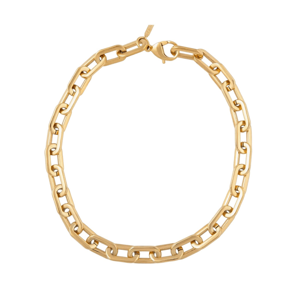 Gold Link Water Resistant Necklace