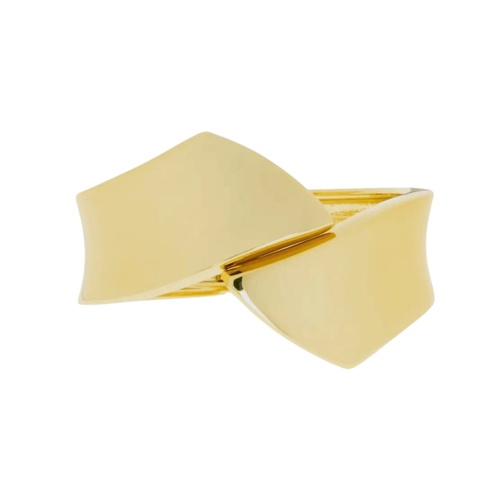 Gold Overlap Cuff Bracelet - Sage Accessories