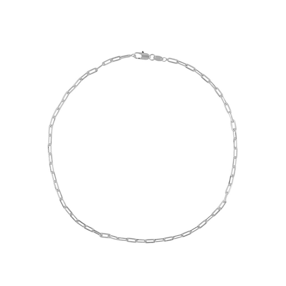 Silver Link Chain Necklace - Water & Tarnish Resistant - Sage Accessories