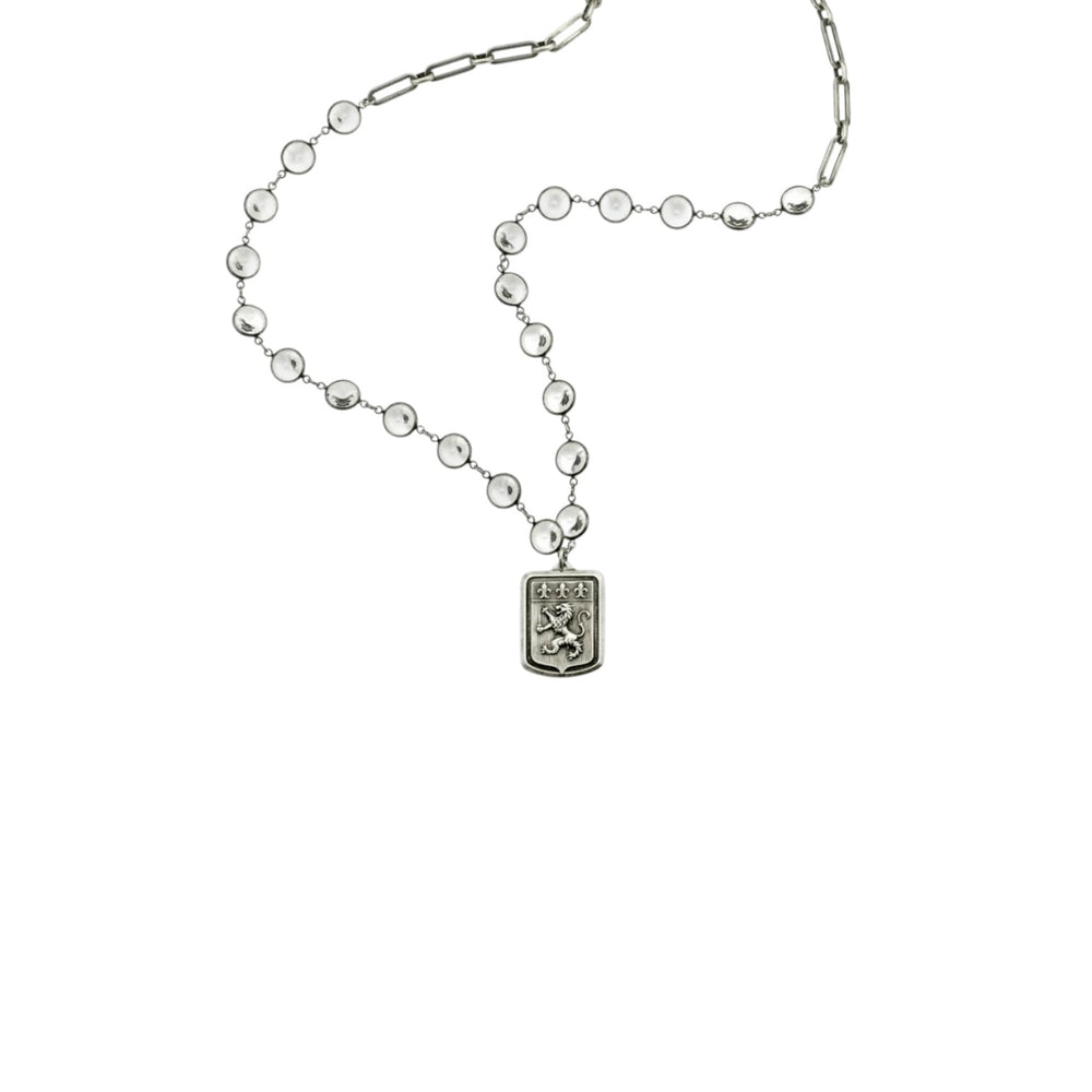 Sterling Silver Swarovski Crystal Necklace | French Kande - Sage Accessories