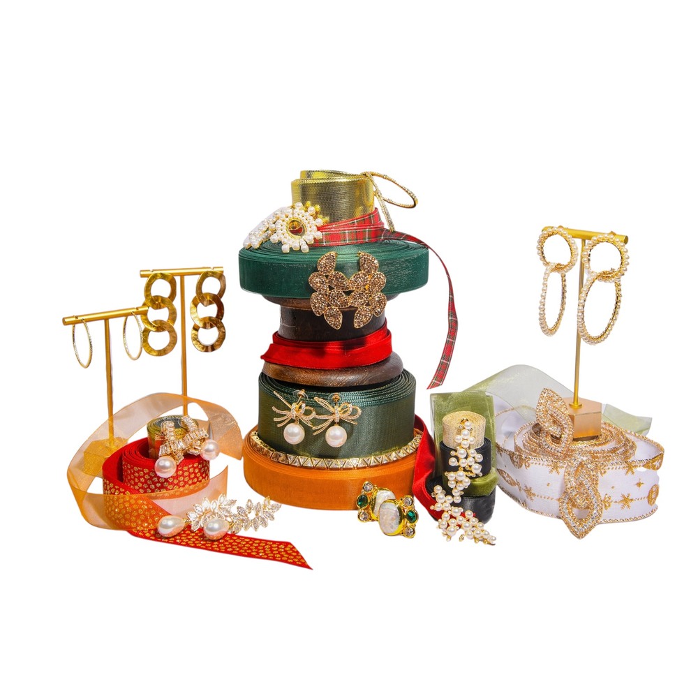 Pearl Twist Earrings - 18K Gold Plated - Sage Accessories