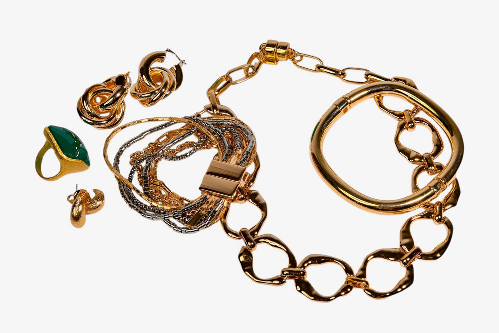 Gold Green Onyx Ring | Marcia Moran - Sage Accessories