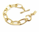 Gold Chain link Bracelet