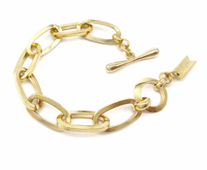 
            
                Load image into Gallery viewer, Gold Chain link Bracelet
            
        