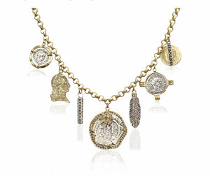 Gold Allure Charm Necklace