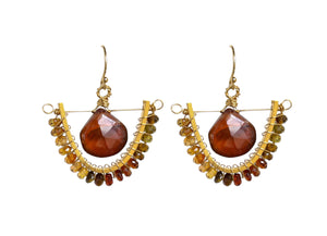 
            
                Load image into Gallery viewer, Gold Rumi Earrings
            
        